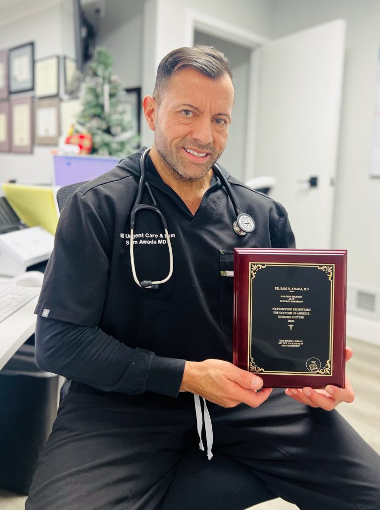 Dr. Awada has been recognized as a Top Doctor in the 2024 Honors Edition